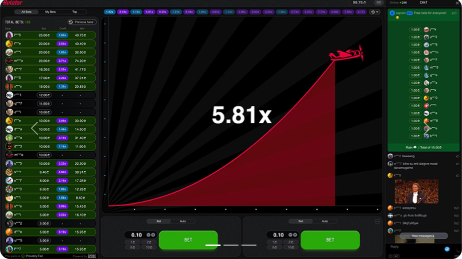Aviator - watch the multiplier grow